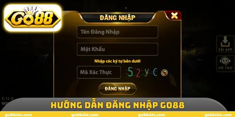 Hướng dẫn đăng nhập GO88