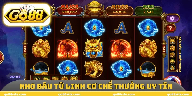 Kho Báu Tứ Linh cơ chế thưởng uy tín