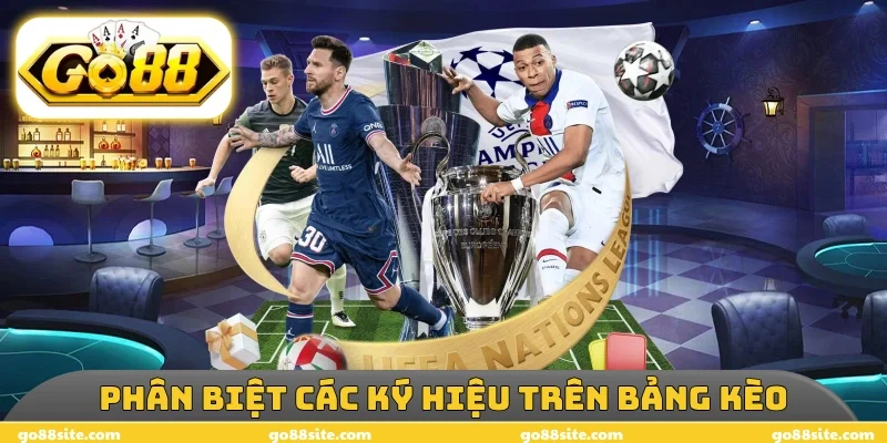 Phân biệt các ký hiệu trên bảng kèo