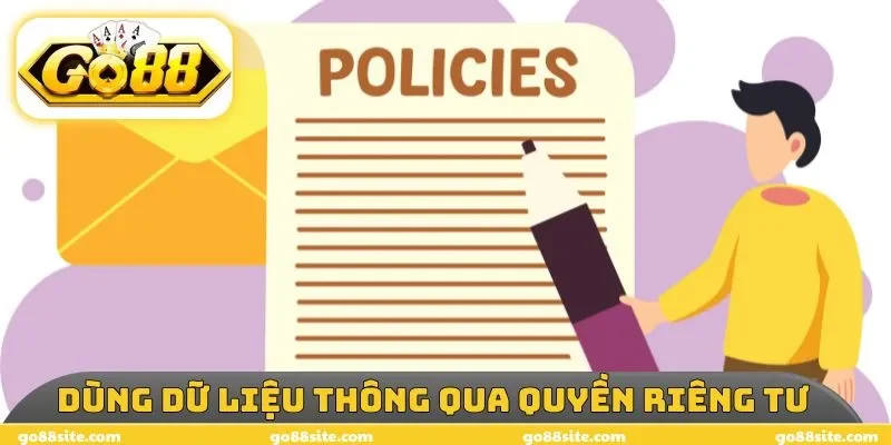Dùng dữ liệu thông qua quyền riêng tư