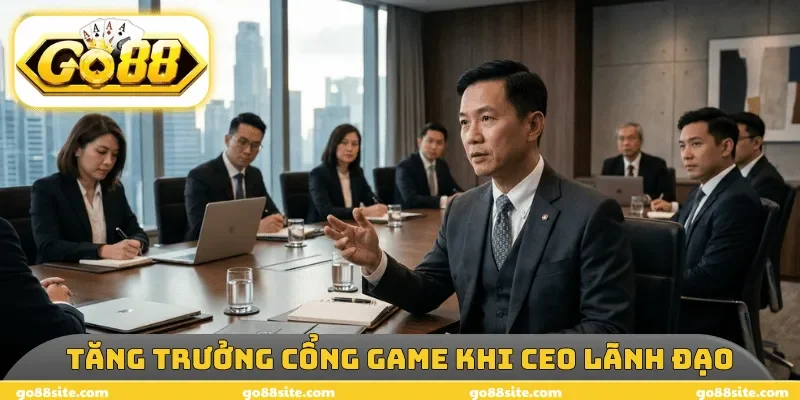 Tăng trưởng cổng game khi CEO lãnh đạo