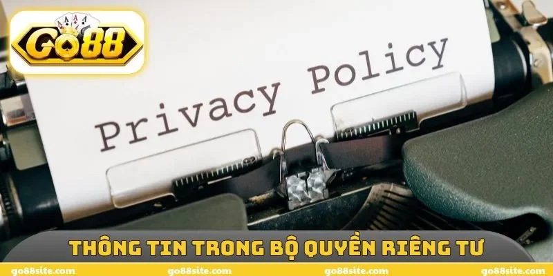 Thông tin trong bộ quyền riêng tư